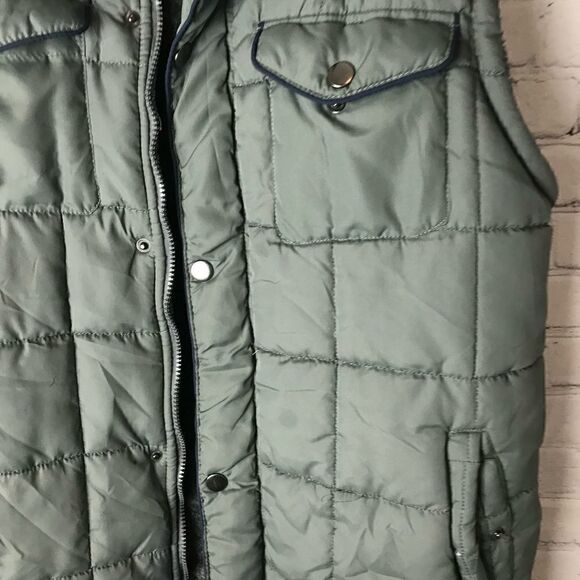 Vigo Blue Gray Vest 100% Nylon XL - Picture 3 of 7